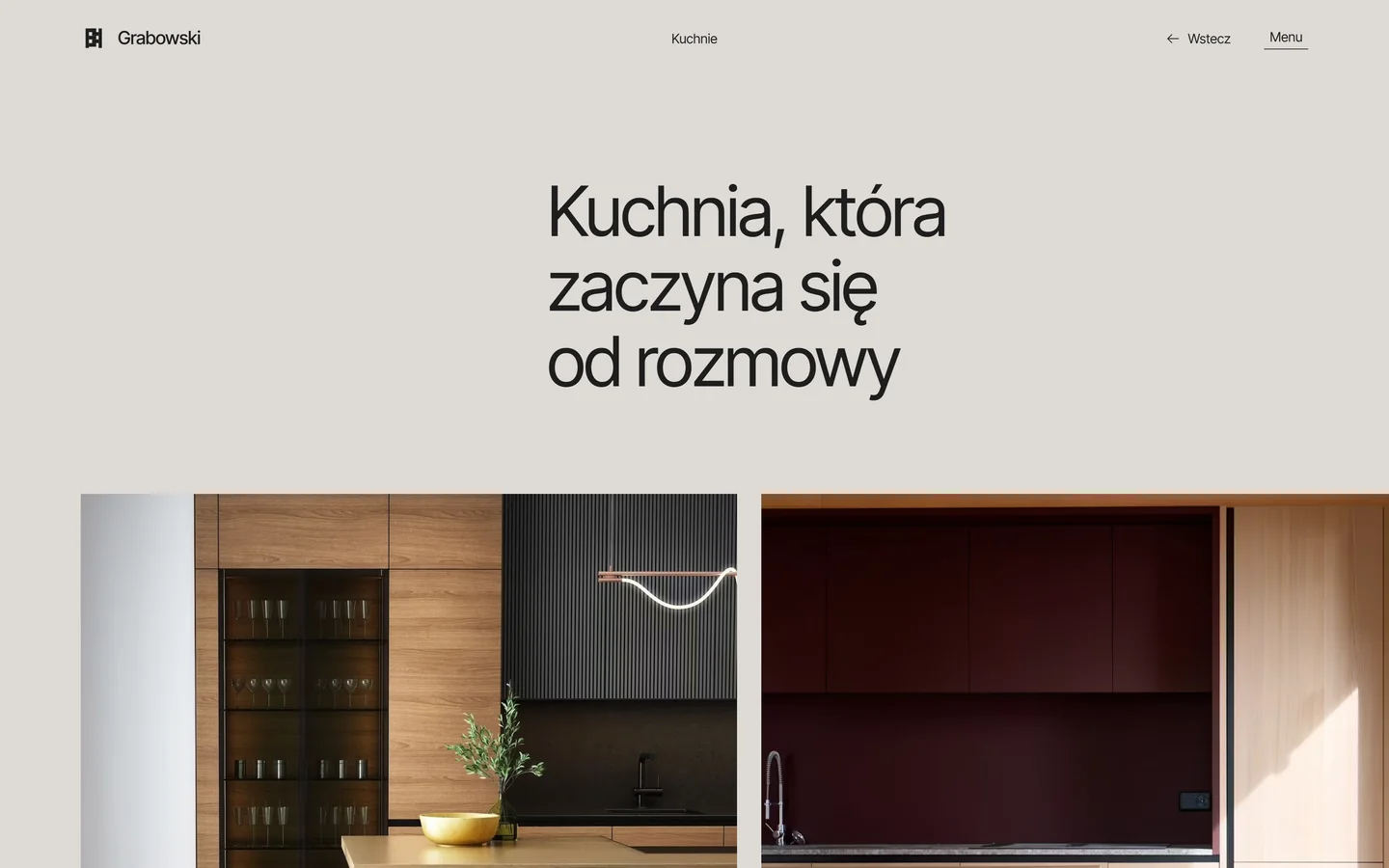 Grabowski — widok na komputerze