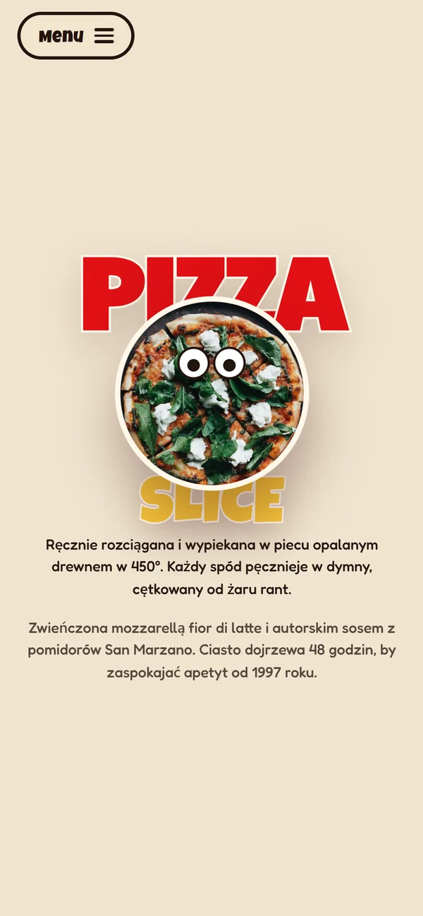 SLICE — widok na telefonie