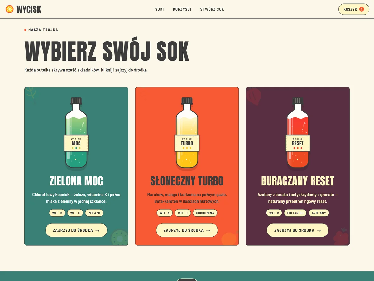 WYCISK — Strona produktowa